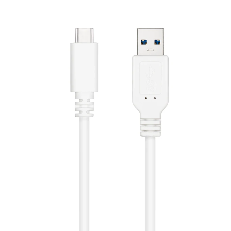 Nanocable Cable USB 3.1 Gen2 USB-C-A 0,5 M Blanco