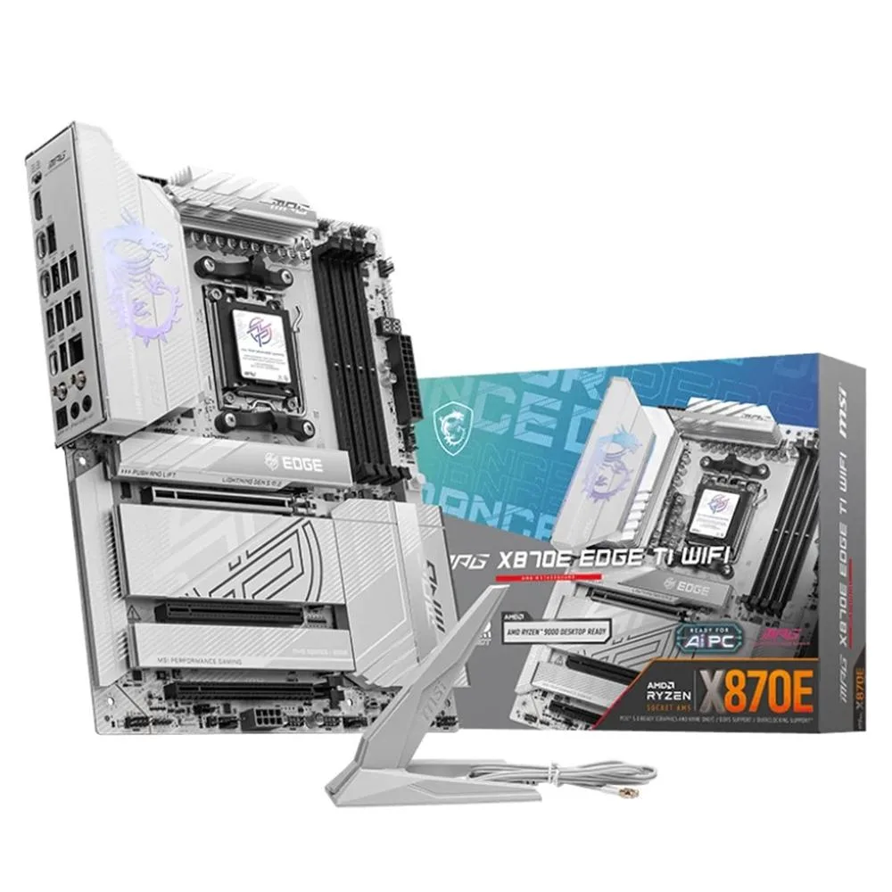 MSI MPG X870E EDGE TI WIFI placa base AMD X870E Zócalo AM5 ATX