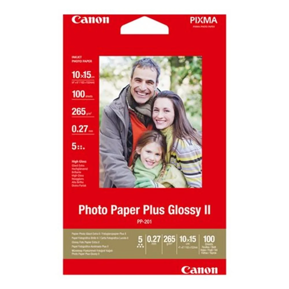 Papel canon fotografico 10x15 brillo pp - 201 100 hojas