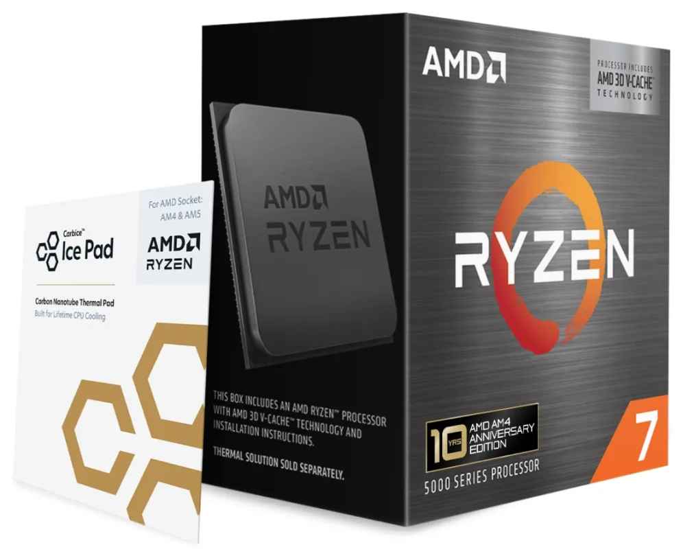 Procesador AMD Ryzen 7 5800X3D 3.4GHz Socket AM4
