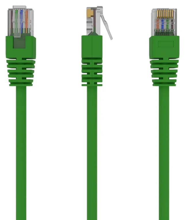 Gembird PP12-1M/G cable de red Verde Cat5e