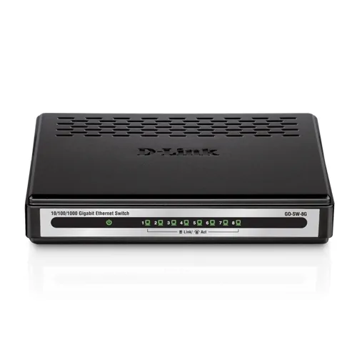 Switch D-Link GO-SW-8G 8 Puertos/ RJ-45 10/100/1000