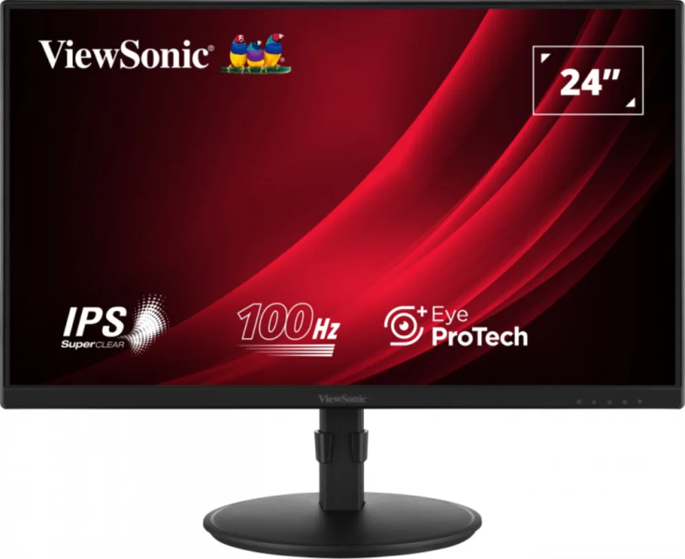Viewsonic VG2408A-MHD pantalla para PC 61 cm (24") 1920 x 1080 Pixeles Full HD LED Negro