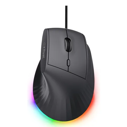 Ratón Vertical Gaming Inalámbrico Trust Gaming GXT 145 Rexxa 26024/ Hasta 12800 DPI