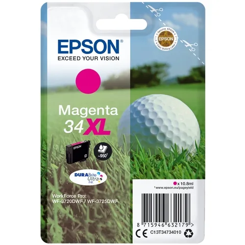 Cartucho tinta epson t3473 magenta xl wf3720 - 3720dnf - golf