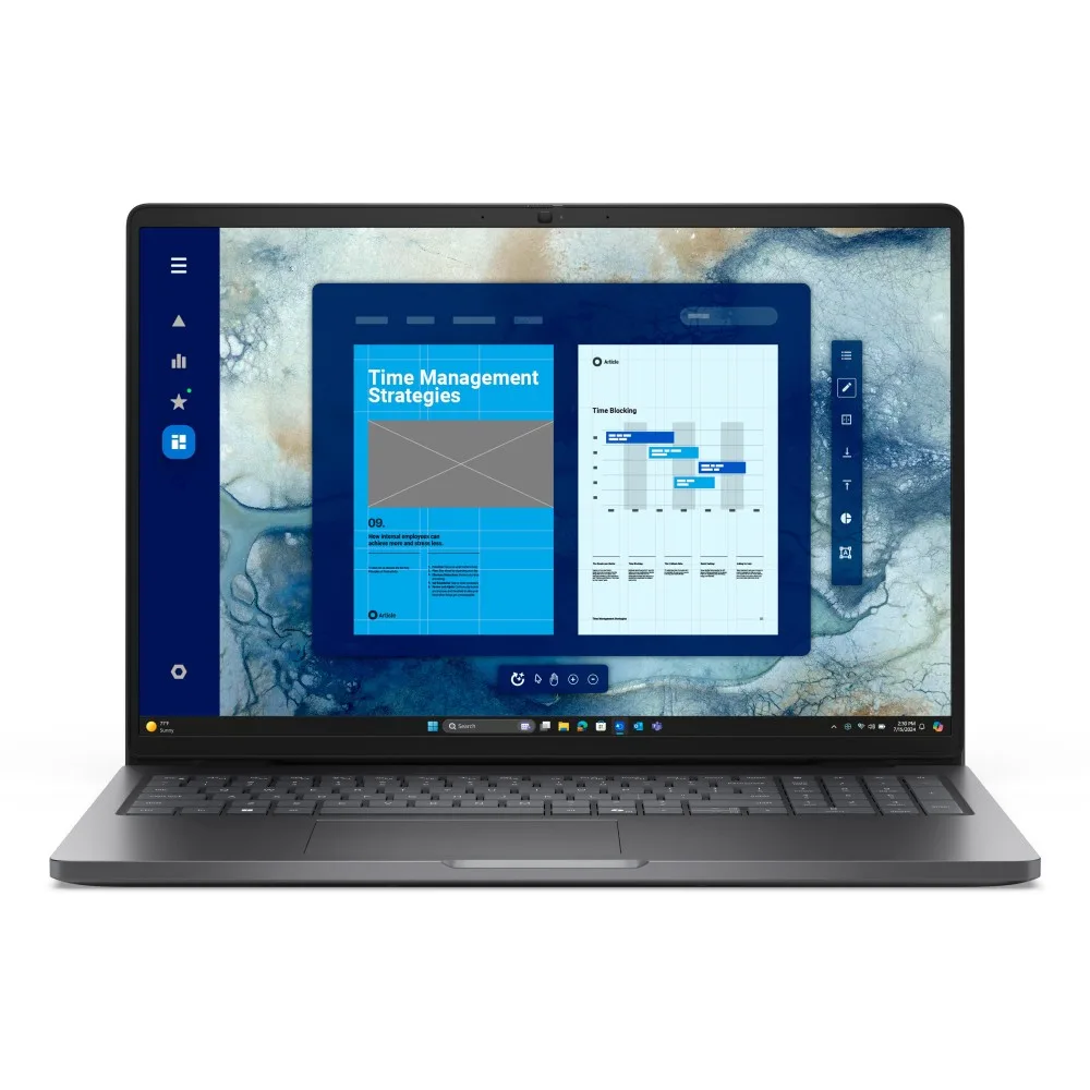 Portatil dell pro 16 pc16250 u5 - 225u - 16gb - ssd 512gb - 16 pulgadas fhd+ - w11p