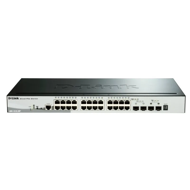 D-Link DGS-1510-28P-E Switch L2 24xGB PoE 2xSFP+