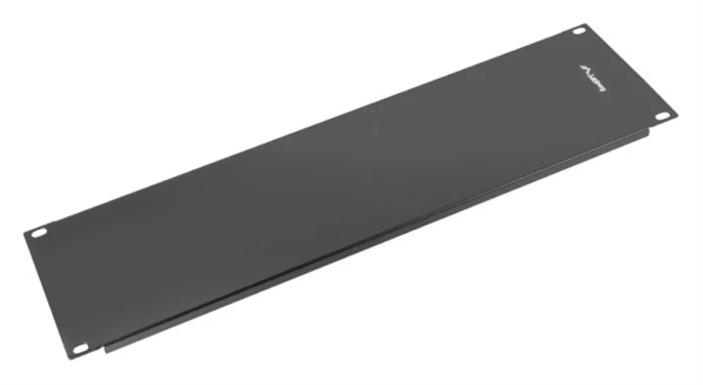 Panel ciego lanberg 3u 19 pulgadas negro