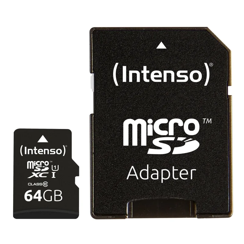 Intenso 3423490 Micro SD UHS-I Premium 64GB c-adap