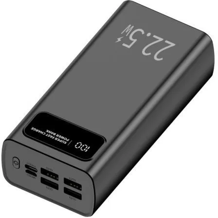 Powerbank leotec 30000mah negro