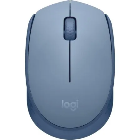 Mouse raton logitech m171 optico wireless inalambrico gris azulado