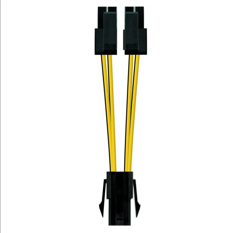 Nanocable Cable Alimentación 4PIN-H-4+4PIN-M, 15 c