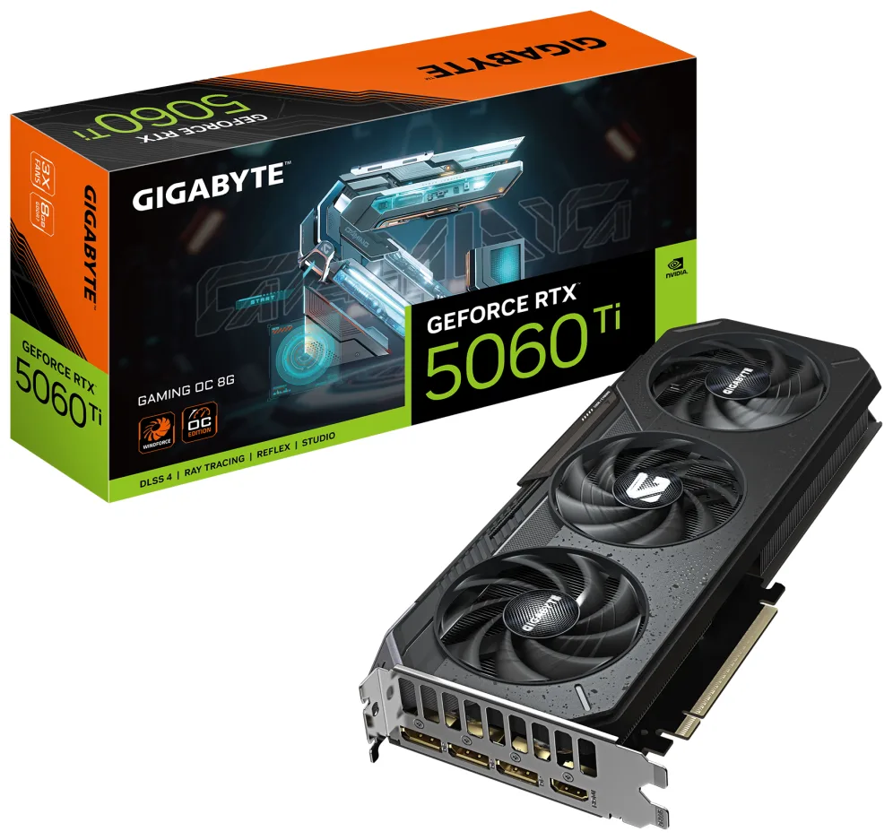 Tarjeta grafica gigabyte rtx 5060 ti oc 8gb gddr7