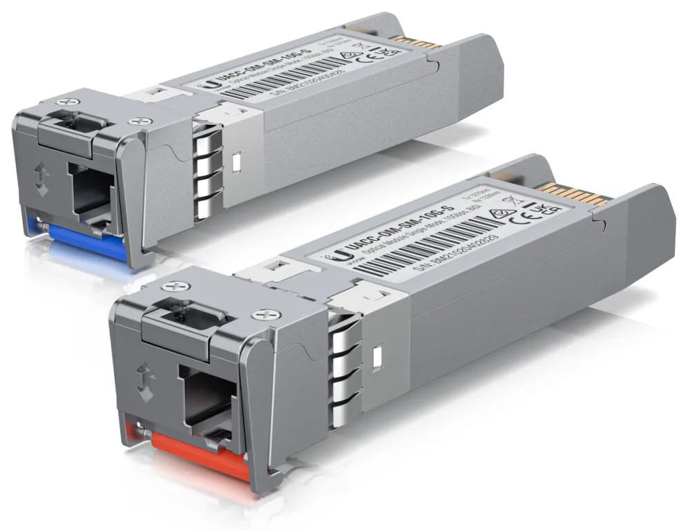 Ubiquiti UACC-OM-SM-10G-S-2 red modulo transceptor Fibra óptica 10000 Mbit/s