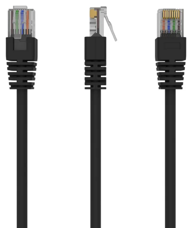 Gembird PP12-3M/BK cable de red Negro Cat5e U/UTP (UTP)
