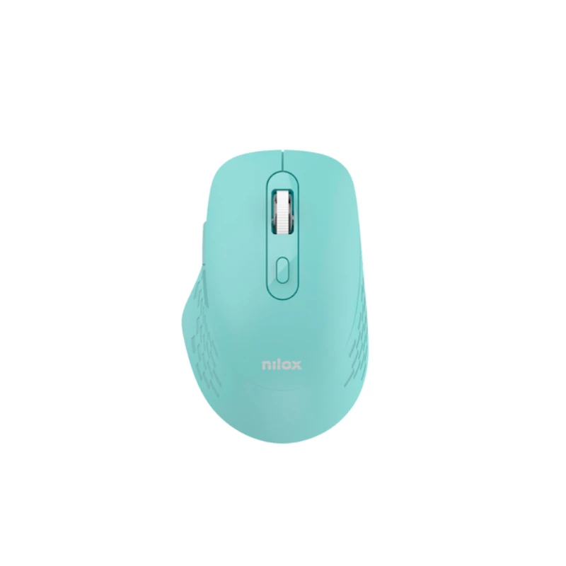 Nilox Ratón Dual Wireless 1600dpi silen. Cyan