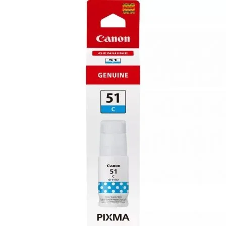Canon Botella Tinta GI-51C Cian