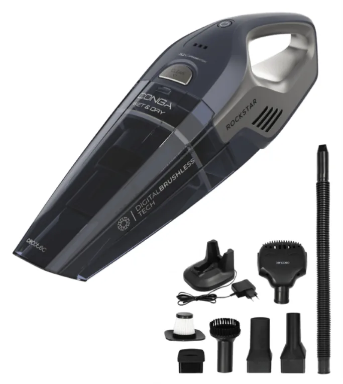 Cecotec Conga Rockstar 25.2V Animal Hand aspiradora de mano Azul oscuro Sin bolsa