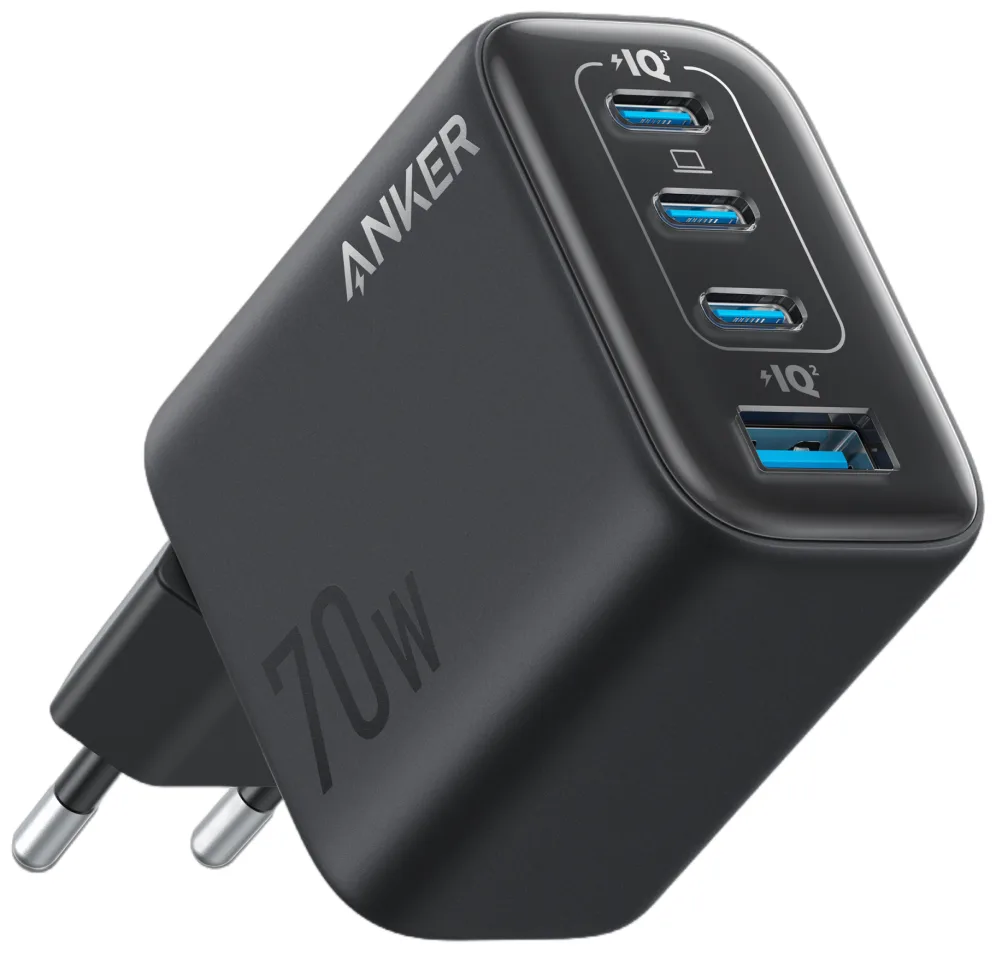 Anker A121C Universal Negro Corriente alterna Carga rápida Interior