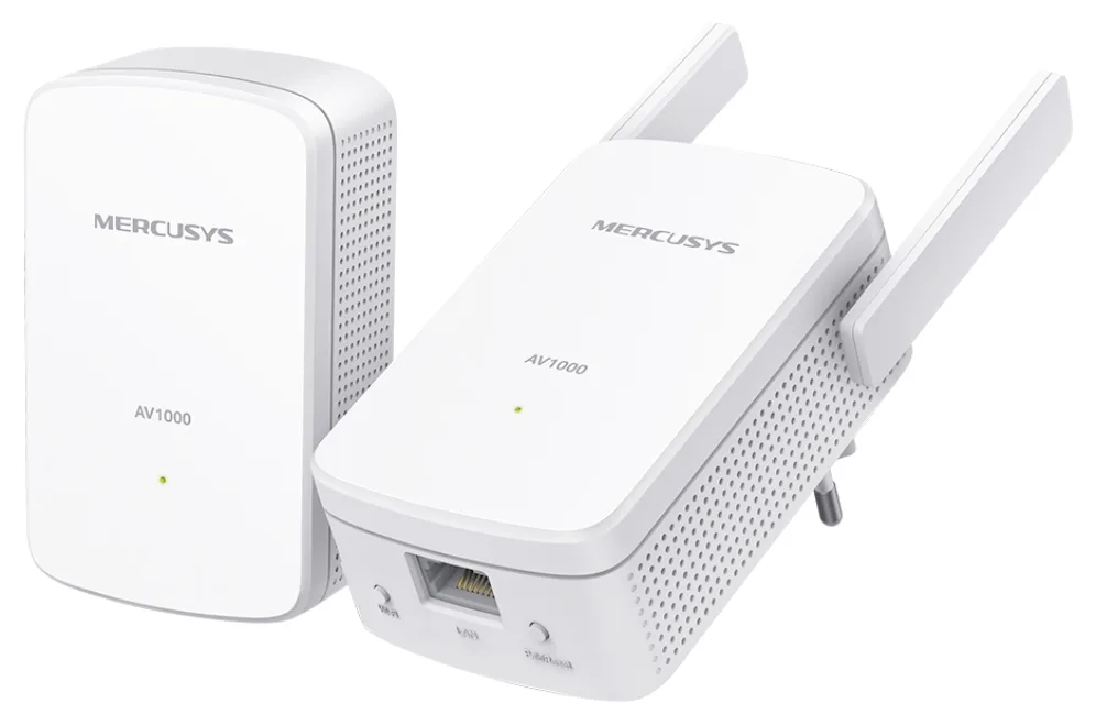 Kit de repetidores wifi mercusys mp510 kit av1000 gigabit - 300mbps - pack 2 unidades