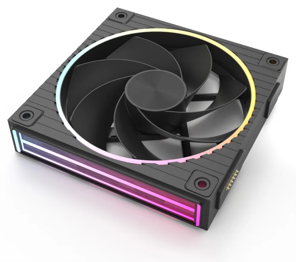 Zalman ZM-DF120R Placa base Ventilador 12,4 cm Negro 1 pieza(s)