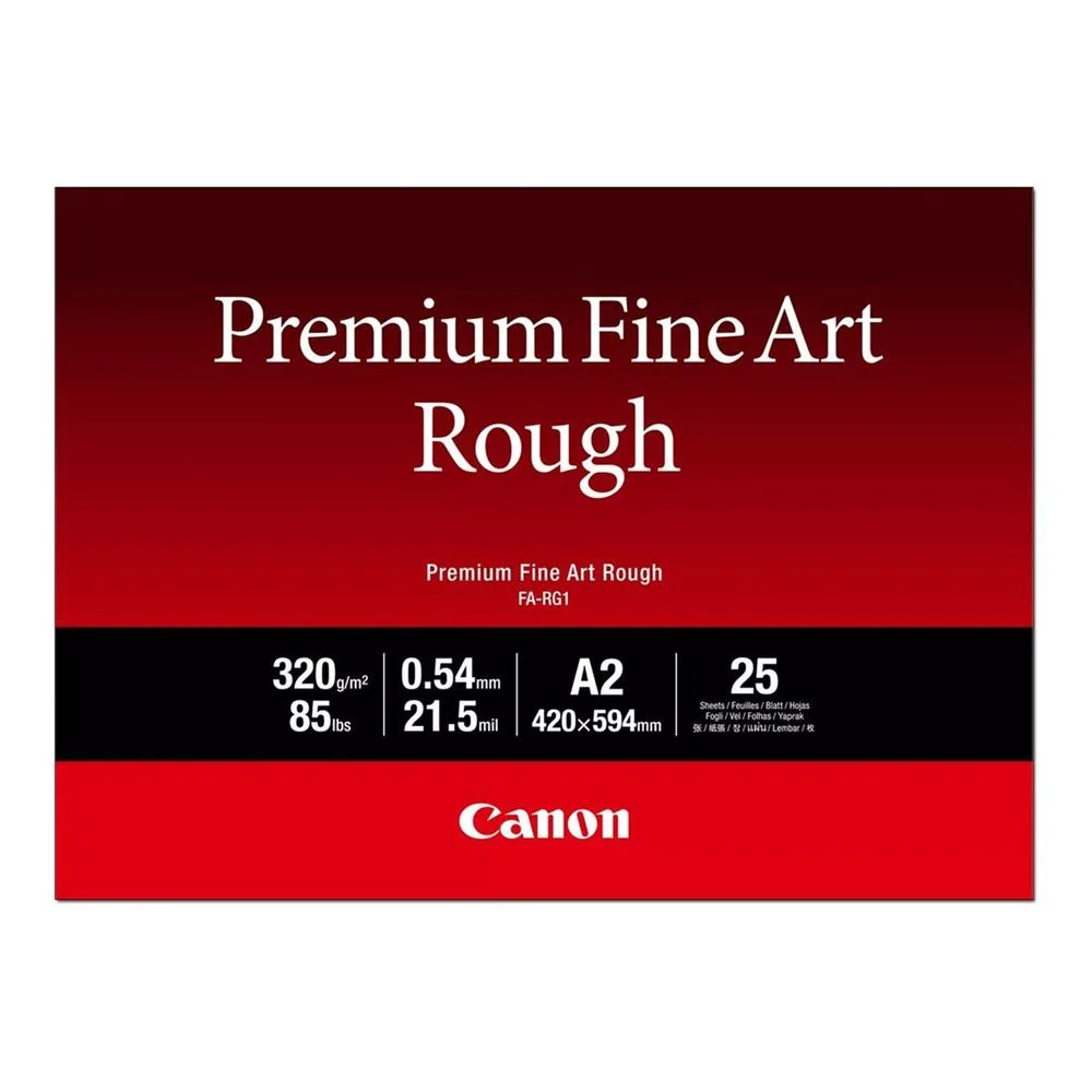 Papel canon fa - rg1 a2 25 hojas