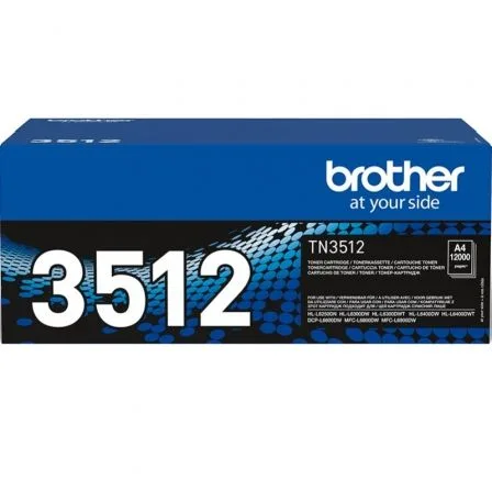 Toner brother tn3512 negro 12000 páginas hll6300dw - l6400dw - dcpl6600dw