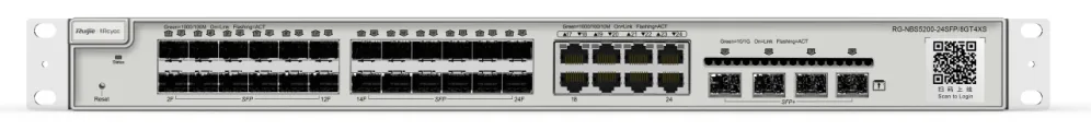 Ruijie Networks RG-NBS5200-24SFP/8GT4XS switch Gestionado L3 Gigabit Ethernet (10/100/1000) Gris