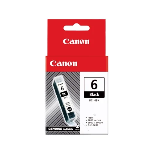 Cartucho tinta canon bci 6b negro 13ml s800 - s820 - s820d - s830 - s900 - s9000
