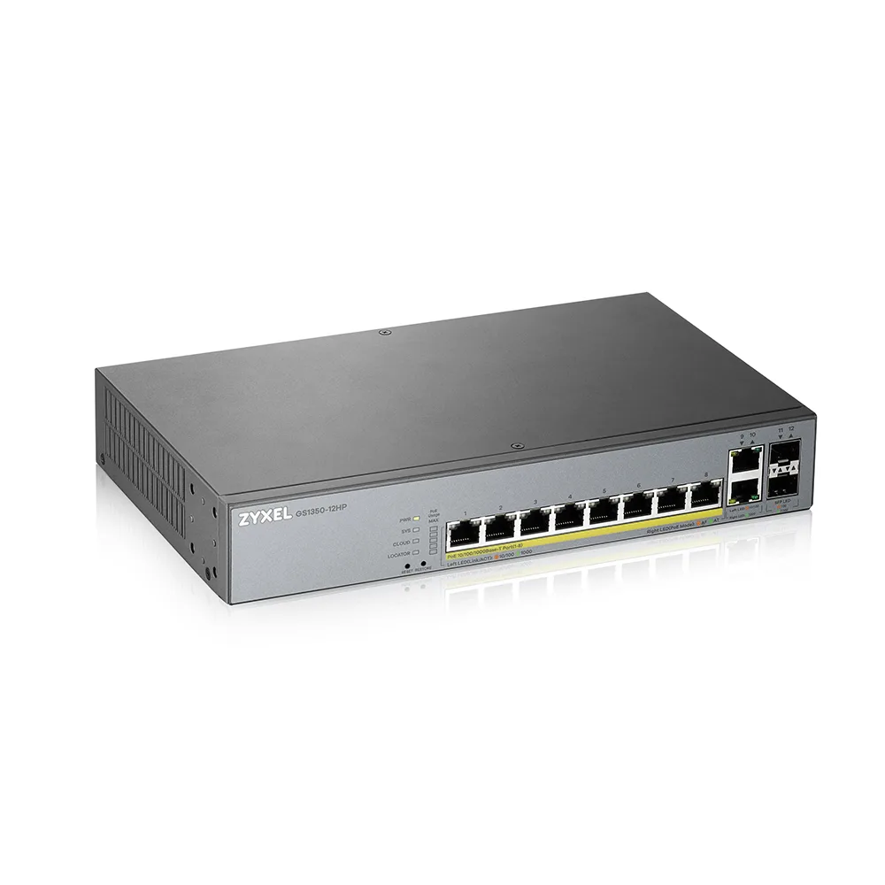 ZyXEL GS1350-12HP Switch 10xGB PoE 2xSFP 130W