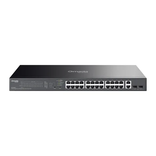 TP-Link ES228GP switch Gestionado L2 Gigabit Ethernet (10/100/1000) Energía sobre Ethernet (PoE) Negro