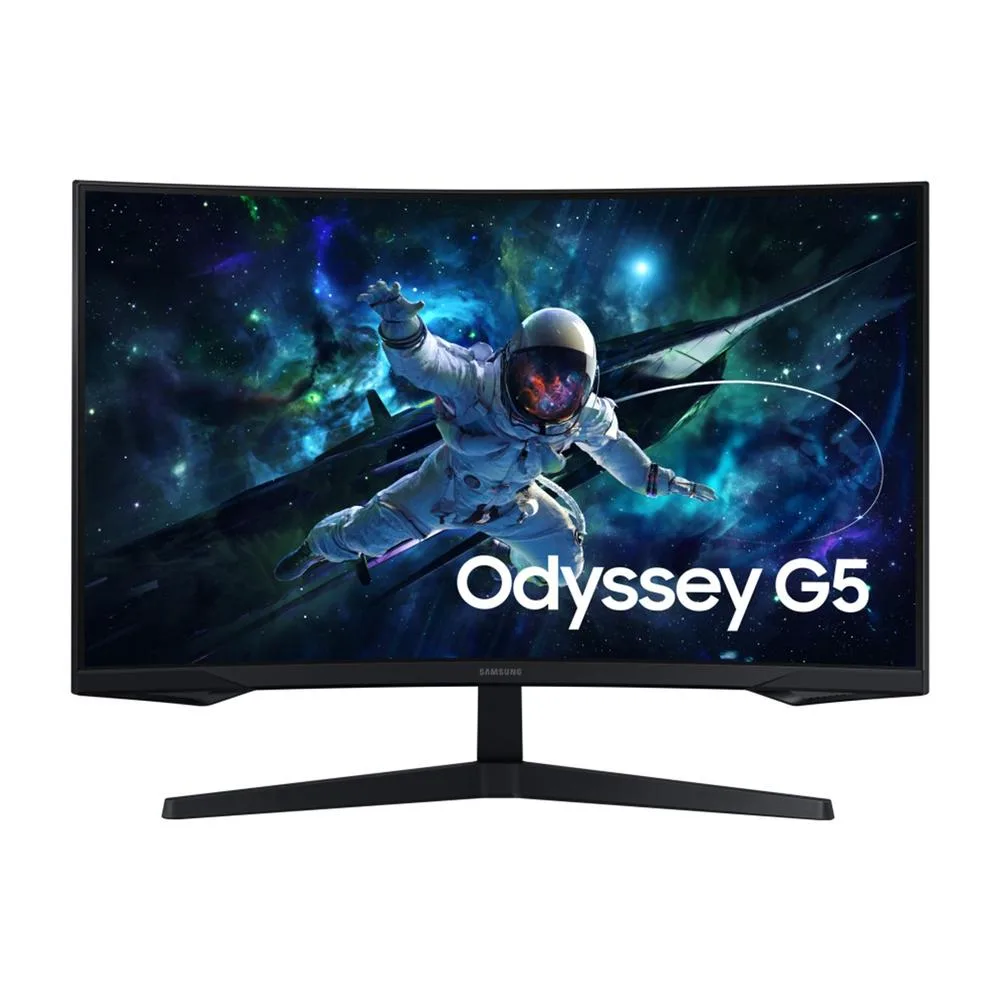 Monitor Gaming Curvo Samsung Odyssey G5 S32CG552EU 32"/ QHD/ 1ms/ 165Hz/ VA/ Negro