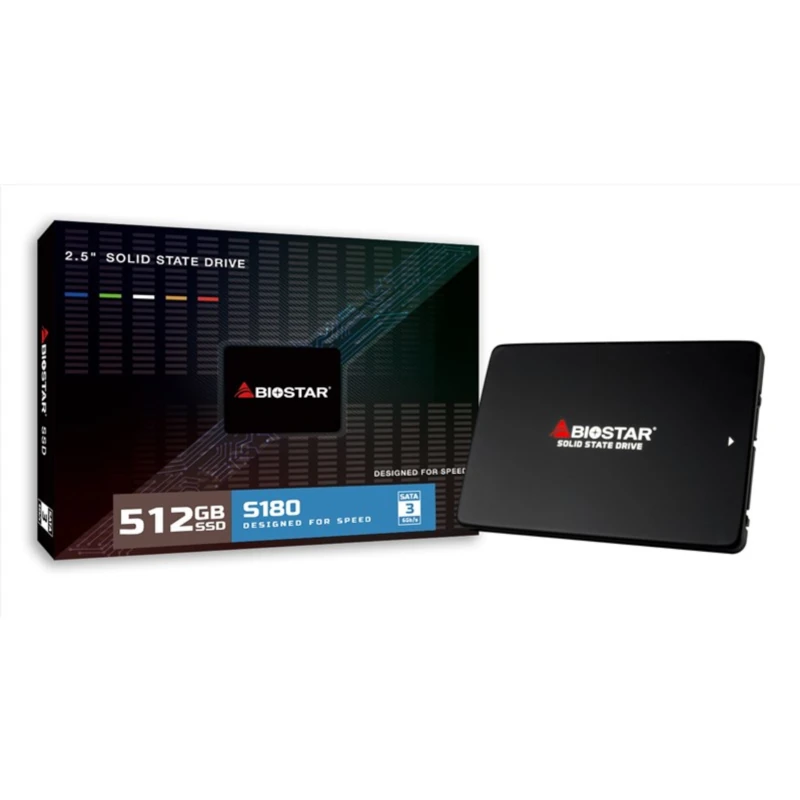 Biostar SSD S180 512Gb 2.5" SATA3 6Gb-s 512Mbs