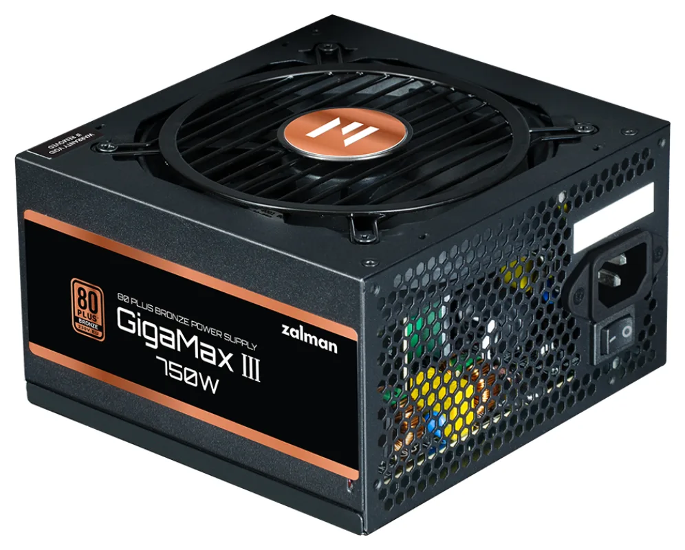 Zalman GigaMax III unidad de fuente de alimentación 750 W ATX Negro