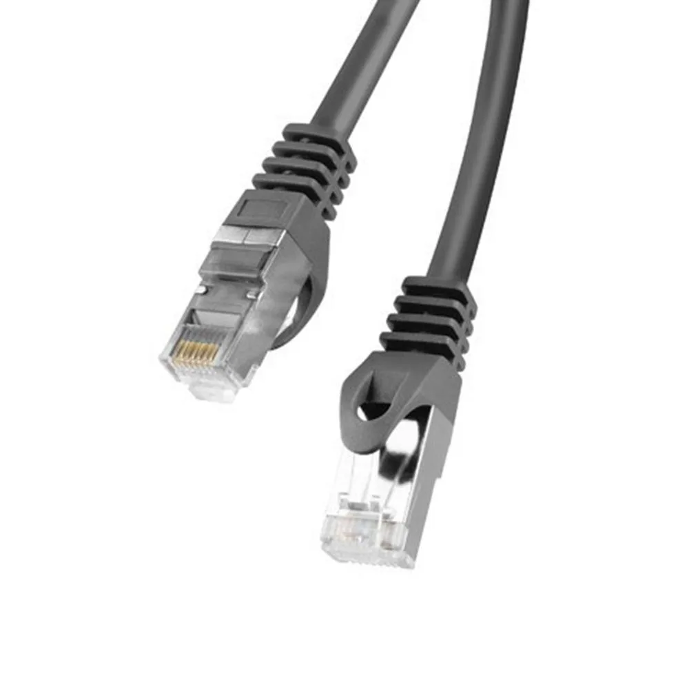 Cable red lanberg latiguillo cat.6 ftp fluke passed 5m negro
