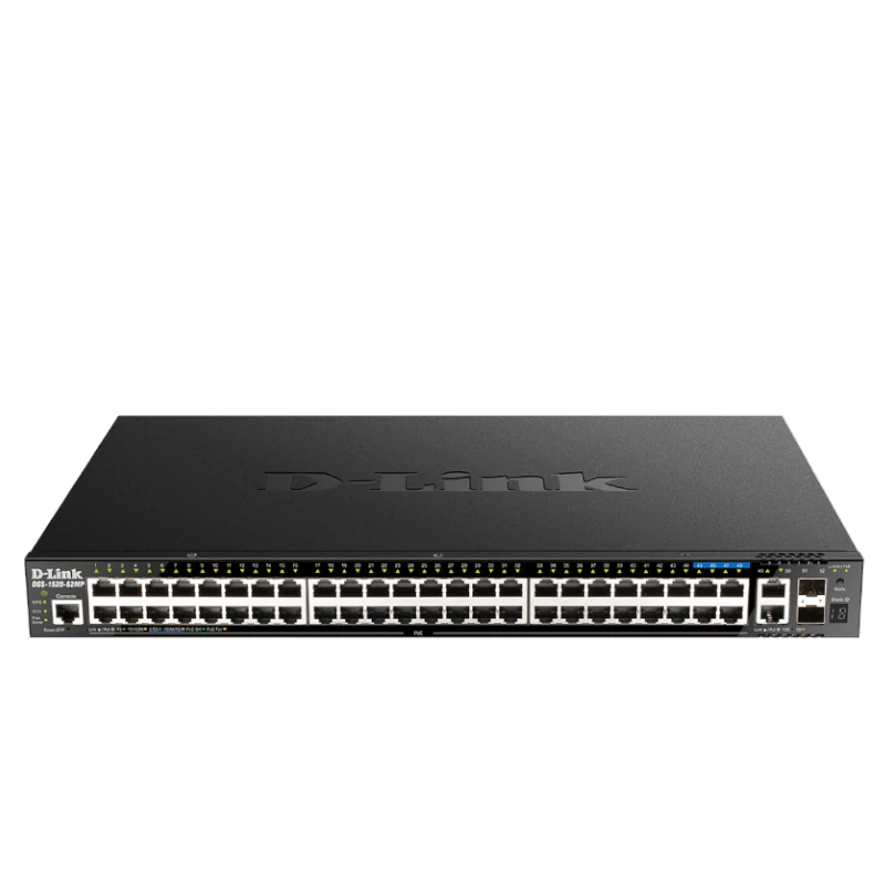 D-Link DGS-1520-52MP-E Switch 44xGbE PoE 2x10 SFP+