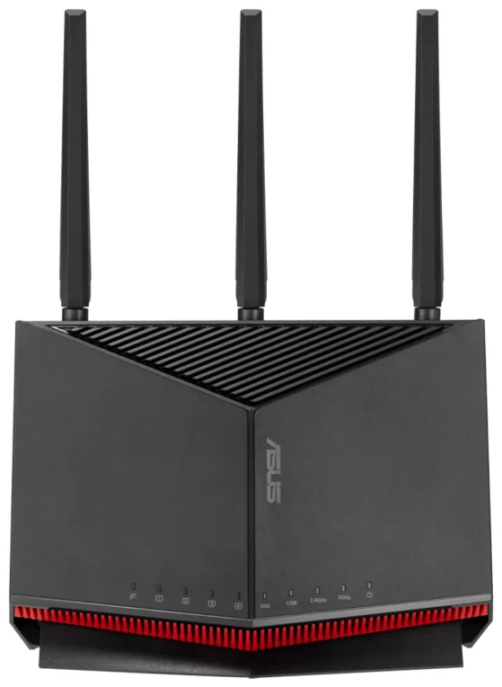 ASUS RT-BE86U router inalámbrico 10 Gigabit Ethernet Doble banda (2,4 GHz / 5 GHz) Negro