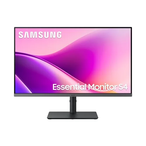Monitor Profesional Samsung Essential Monitor S4 S43UF S27F430UAU/ 27"/ Full HD/ Regulable en altura/ Negro