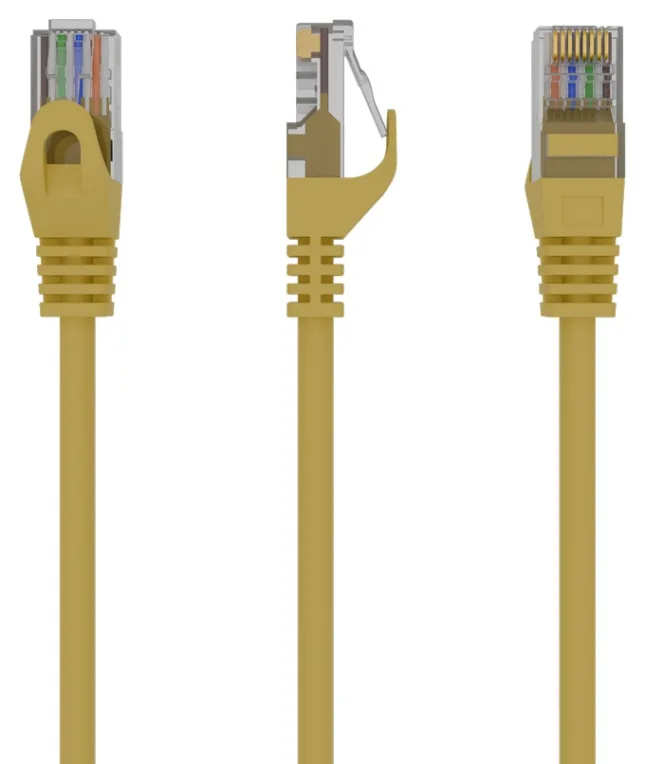 Gembird PP6U-2M cable de red Amarillo Cat6 U/UTP (UTP)