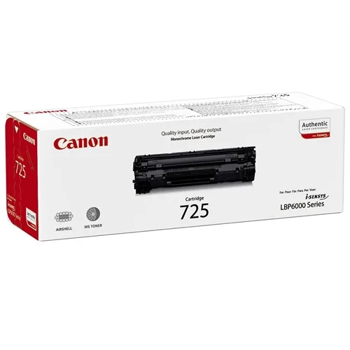 Toner canon 725 negro 1600 páginas lbp6000