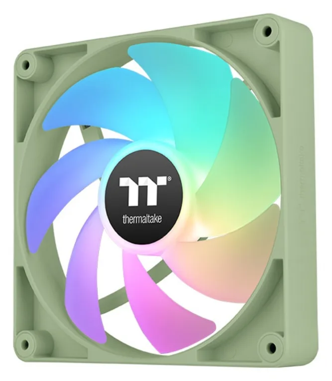 Ventilador caja thermaltake ct120 argb 2x 120mm verde