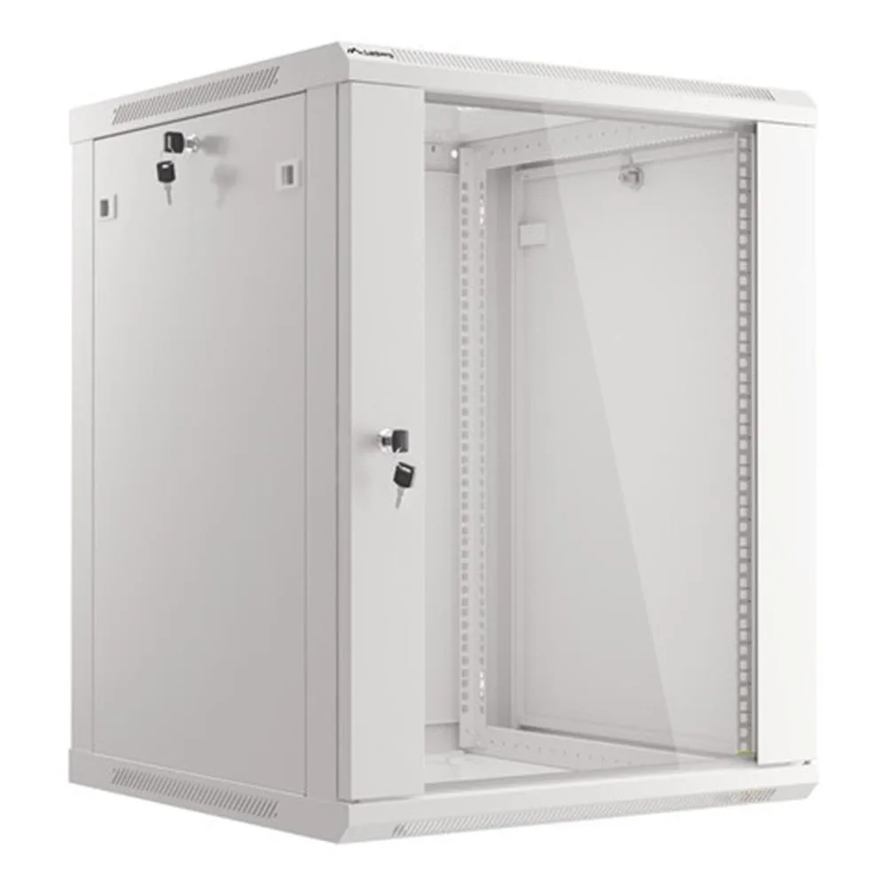 Lanberg WF01-6615-10S armario rack 15U Bastidor de pared Gris