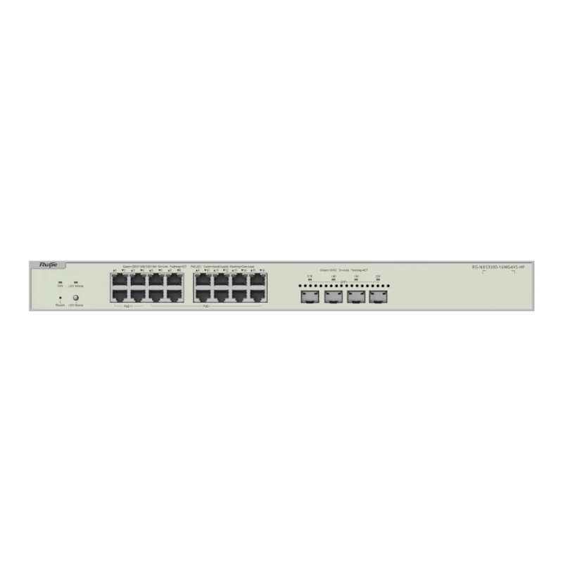 Reyee NBS3300-16MG4XS-HP L2 16xmG PoE 4xSFP+ 370W