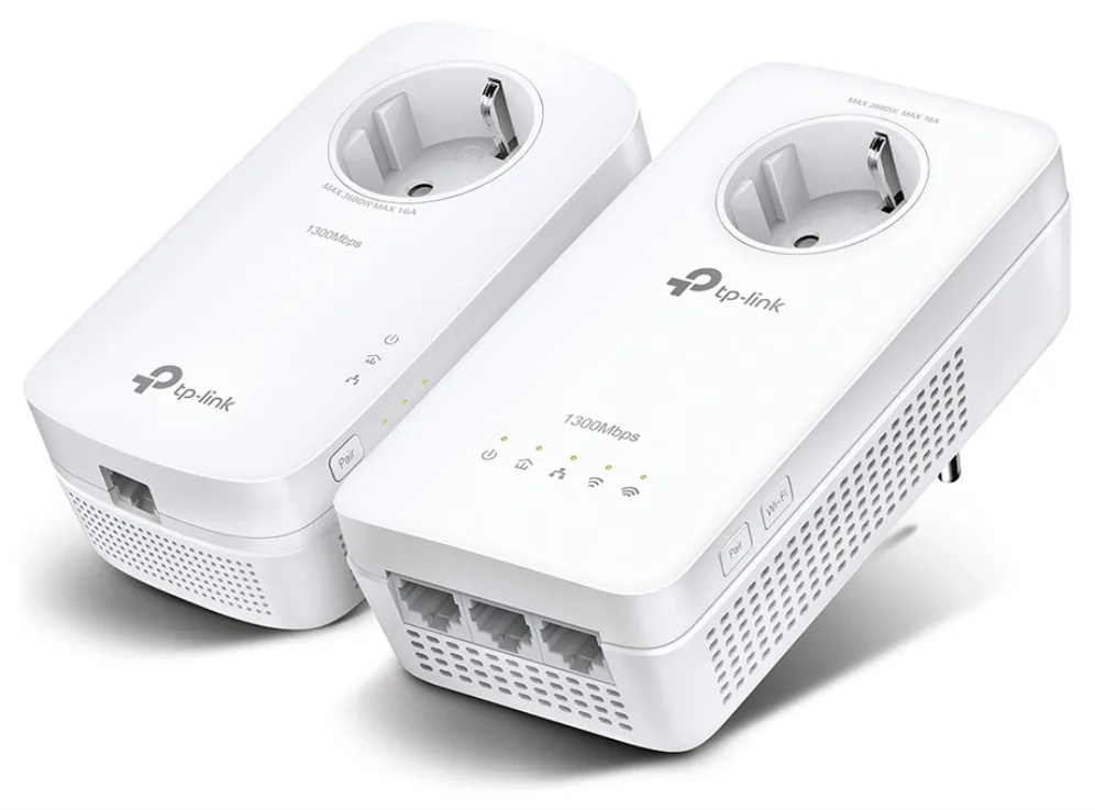 Kit de adaptadores powerline ac tp - link tl - wpa8631p kit dual band