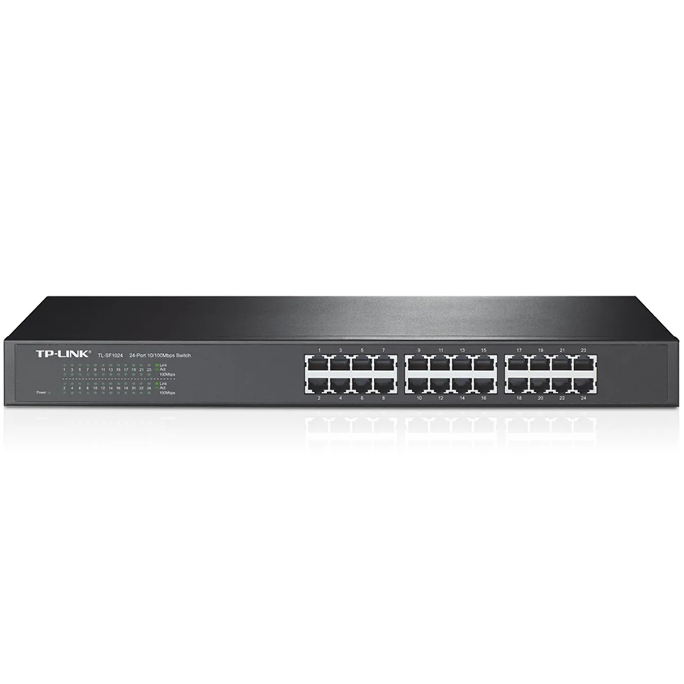 Switch 24 puertos 10 - 100 19 pulgadas tp link
