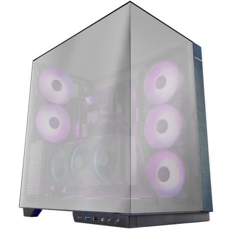 Caja ordenador mars gaming mc3gfpro atx argb cristal templado negra