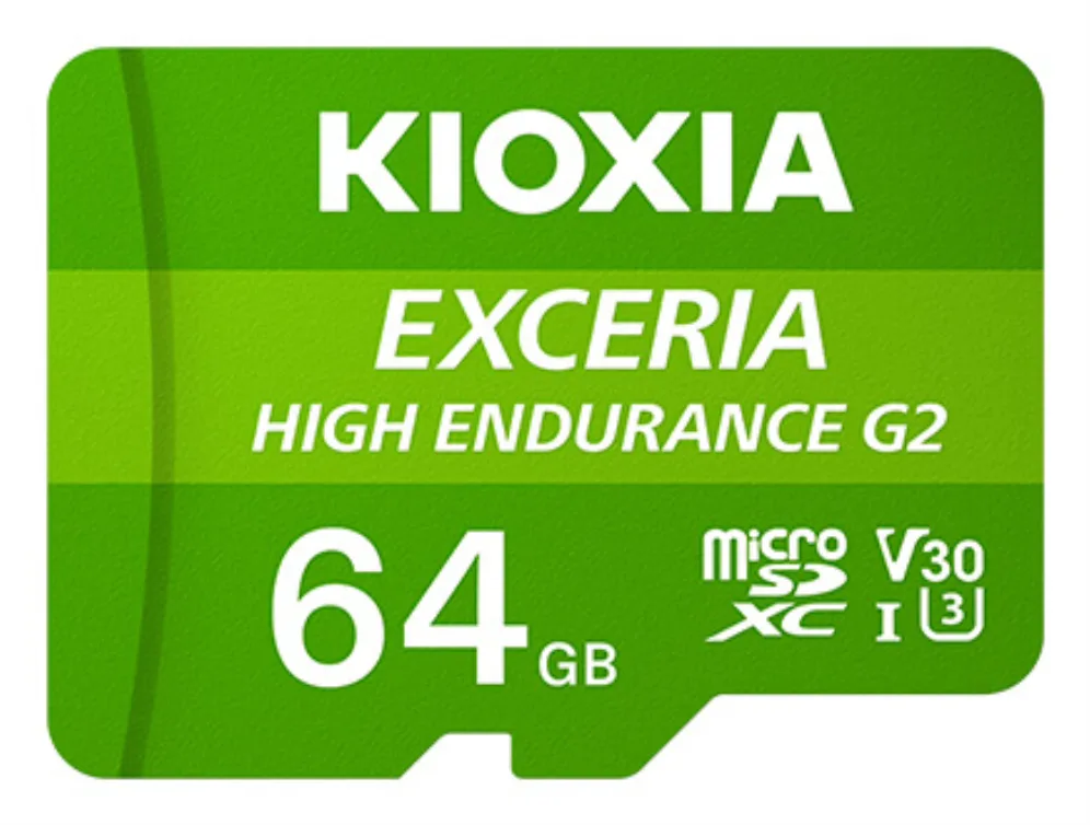 Tarjeta memoria micro sd kioxia 64gb exceria high endurance g2 uhs - i c10