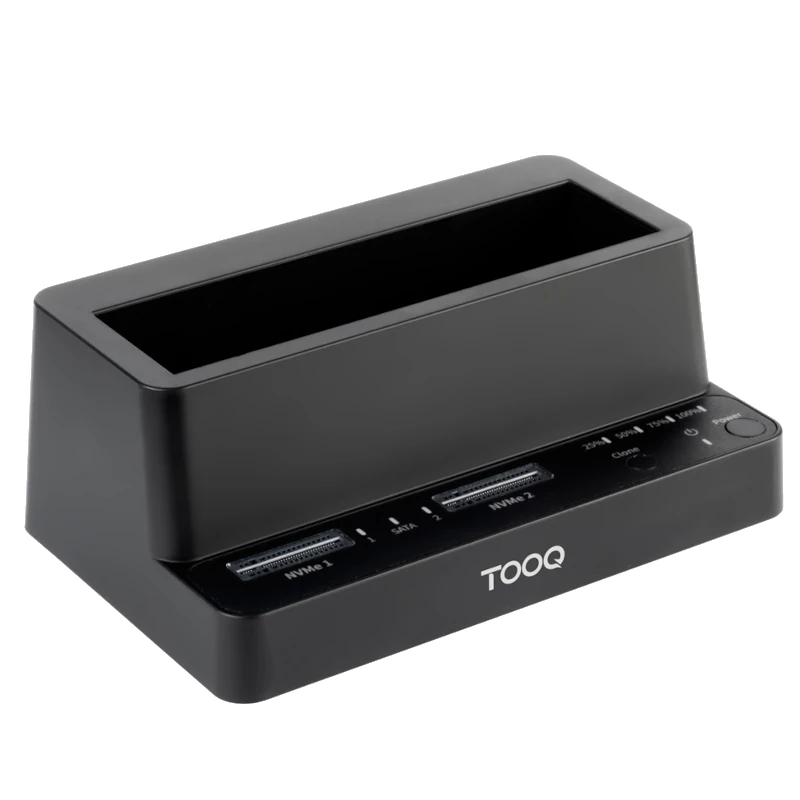 Tooq DockStation 2xSSD M.2NVMe+SATA 2.5-3.5 Clone