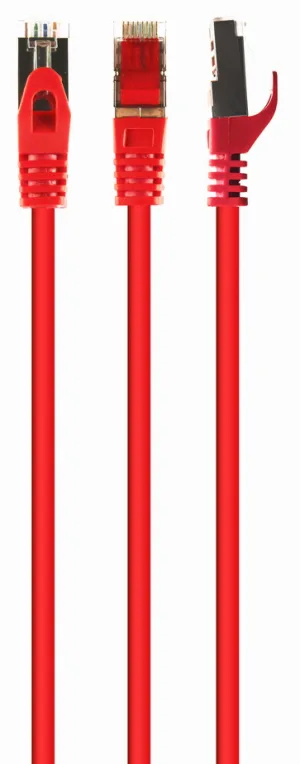 Gembird PP6A-LSZHCU-R-0.5M cable de red Rojo 0,5 m Cat6a S/FTP (S-STP)