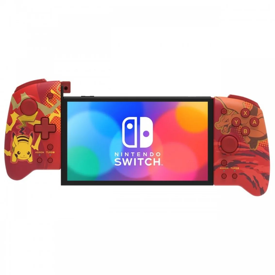 Splitpad hori pro pokemon pikachu y charizard para nintendo switch